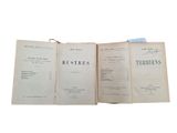 a book opened to show a list of items on it