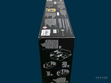 a black box with a picture of a video game controller inside of it