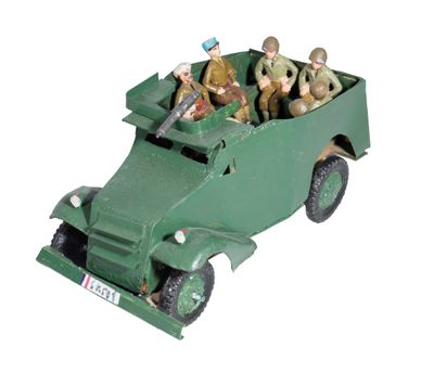 Anonyme. 1939-45. Half Track M3 A1 Scout Car et 8 figurines …