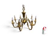 an image of a chandelier with five lights on each of it