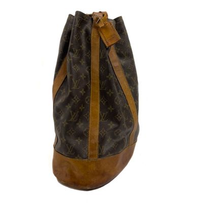 Sac seau Louis Vuitton en toile Monogram et cuir
