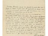 une lettre manuscrite d'une personne à sa mère