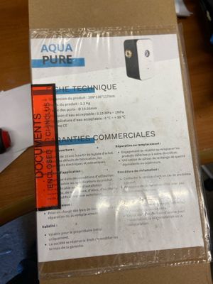 3 systèmes de purification d'eau AQUA PURE. Dimensions 209x1… - Photo 1