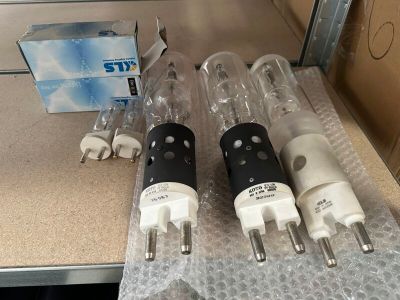three different types of electrical plugs on the counter