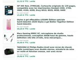 a screenshot of a cell phone with a bunch of items on it