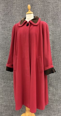 KL By KARL LAGERFELD - Manteau over size en laine et cachemire ro...