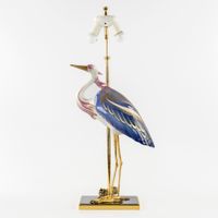 Campostrini & Trallori, lampe de table ornée d'une sculpture… (photo 2)