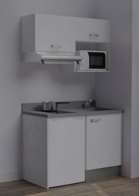 Kitchenette de 120 ml, idéale pour studios et espaces locati…