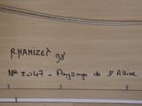 a picture of a wooden box with writing on it