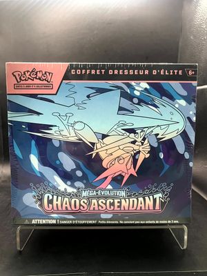 a close up of a box of pokemon cards on a table