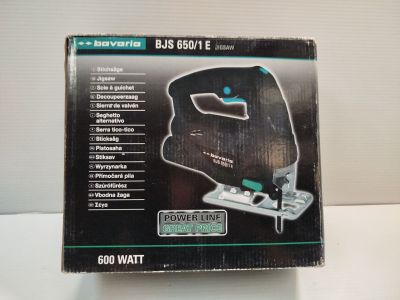 a box with a picture of a cordless jig saw