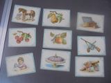 une photo montrant une collection de cartes illustrées