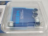 a plastic box with a couple of screws in it