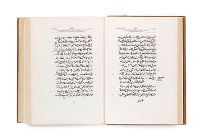 un livre ouvert avec des caractères arabes sur fond blanc
