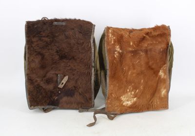 two pieces of luggage that are sitting next to each other