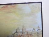a picture of a painting on the wall of a room