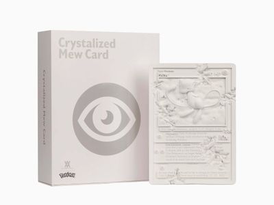Daniel Arsham - Mew Card Cristallisée Blanche