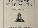 the cover of the book la femme et le pantin