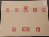 une photo représentant un homme et une femme sur des timbres