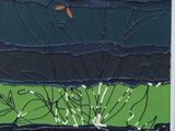 une photo d'une œuvre d'art accrochée au mur