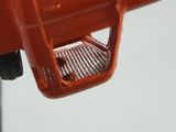 a close up view of a gas pump with a hose attached to it