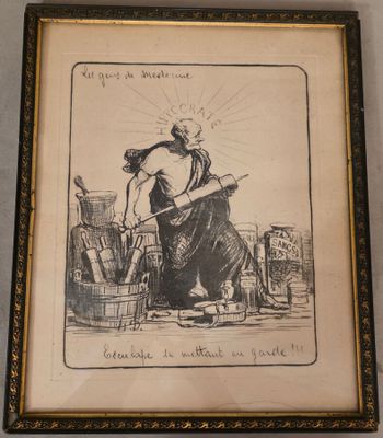 une vieille photo d'un homme tenant un marteau à la main