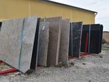 a lot of different types of granites on the ground