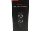 une boîte noire contenant trois pales de ventilateur