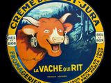 une photo d'un panneau sur lequel figure l'image d'une vache