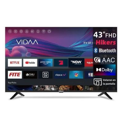 a smart tv with a variety of apps on the screen
