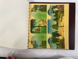 a picture of a book with a picture of a castle on it