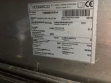 a label on the back of an oven door