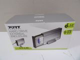 packaging of a hard drive external enclosure for a laptop