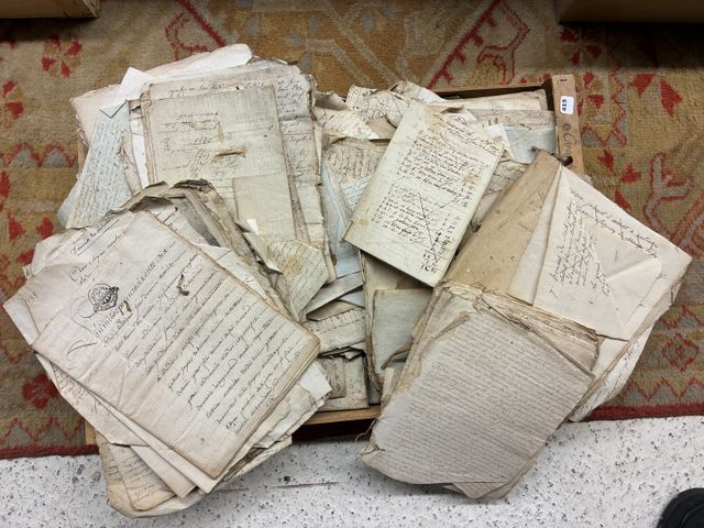 Lot de documents manuscrits 19e de la Creuse