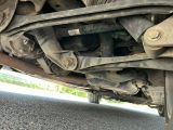 a close up view of the underside of a vehicle