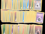 a lot of cards that are on a table