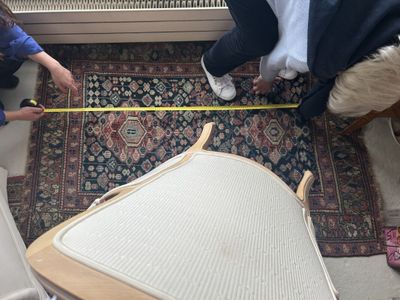 Petit tapis probablement FERRAHAN , chaîne et trame en coton… - Photo 1