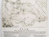 an old map of the region of plan du siege de bouchin