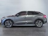 a grey audi suv parked in a garage