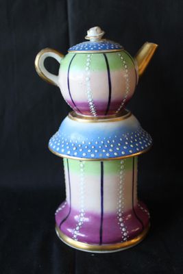 Ancienne veilleuse en porcelaine