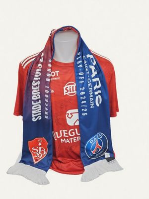 Football - Maillot Stade Brestois dédicacé par l'équipe et l…
