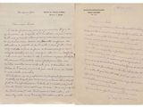 une lettre manuscrite du président des états-unis
