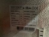 a close up of a label on a refrigerator door