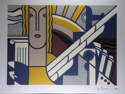 Roy LICHTENSTEIN (1923 - 1997) d'après, Modern art poster. - Photo 1