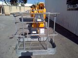 an image of a forklift in a parking lot