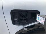 a close up of an electric vehicle charging station