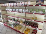 a lot of food items on the shelves in the store