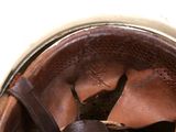a close up view of a pair of shoes in a basket