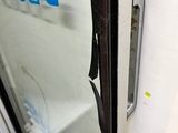 a picture of a door with a logo on it