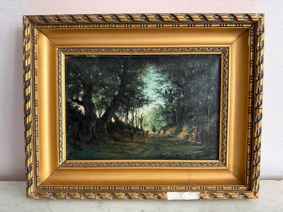 une photo d'une photo d'un tableau sur le mur